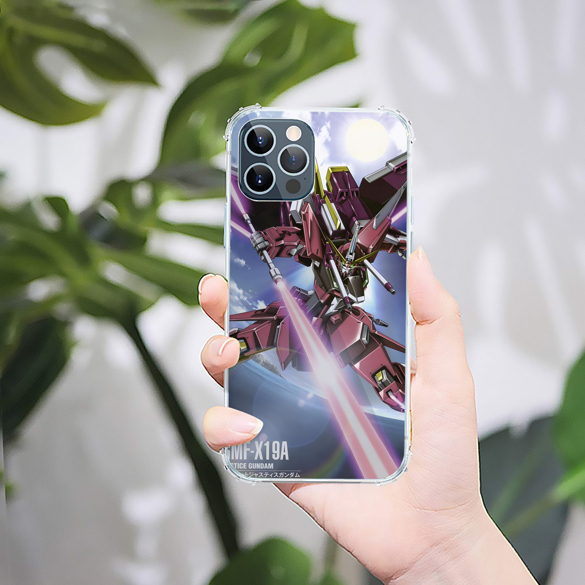 （画像用） 機動戦士ガンダム Mobile Suit Gundam 【iPhone 12シリーズ対応】透明スマホケース（クリアソフトケース）